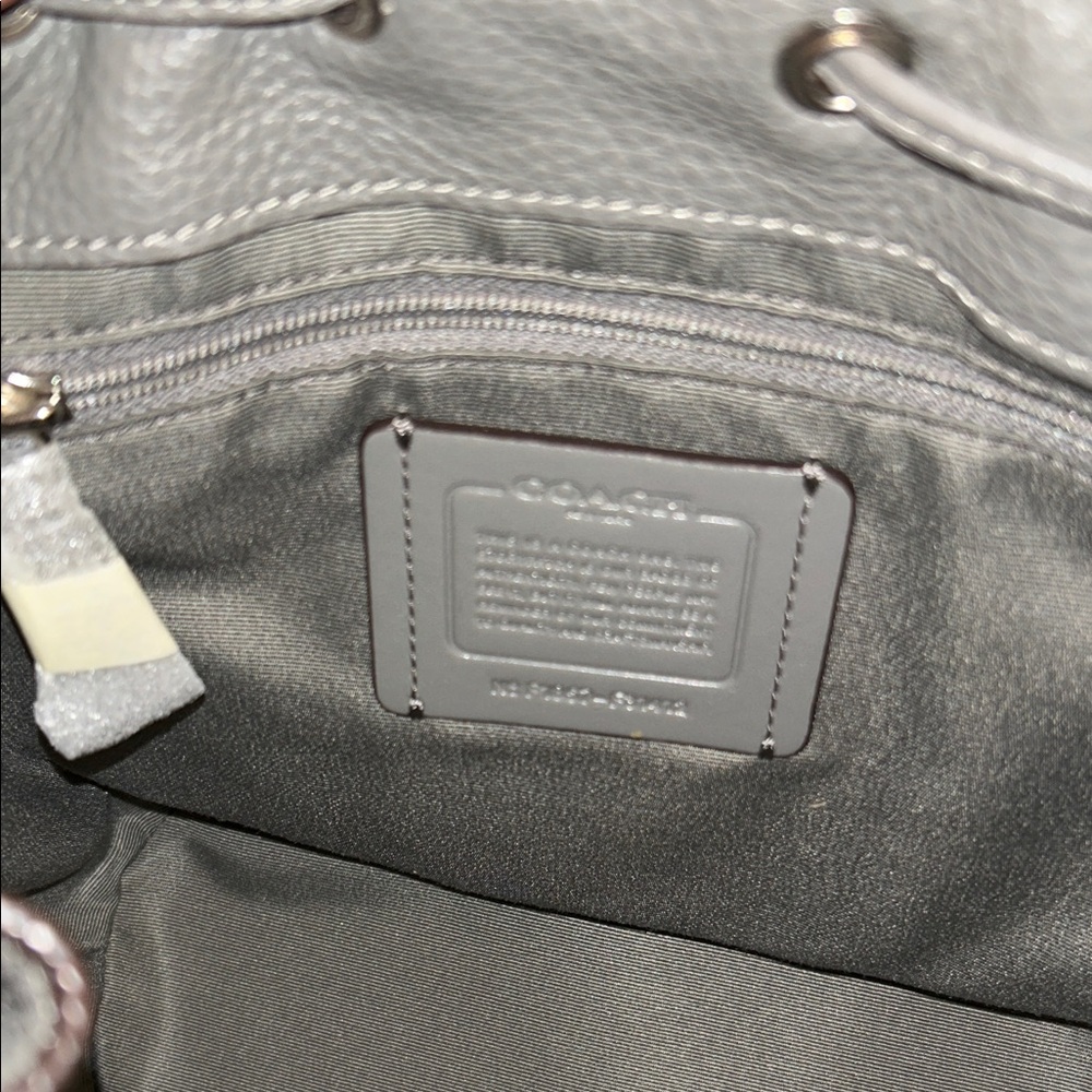 Coach Elle Pebble Leather Drawstring Bag, NWT - Picture 13 of 15